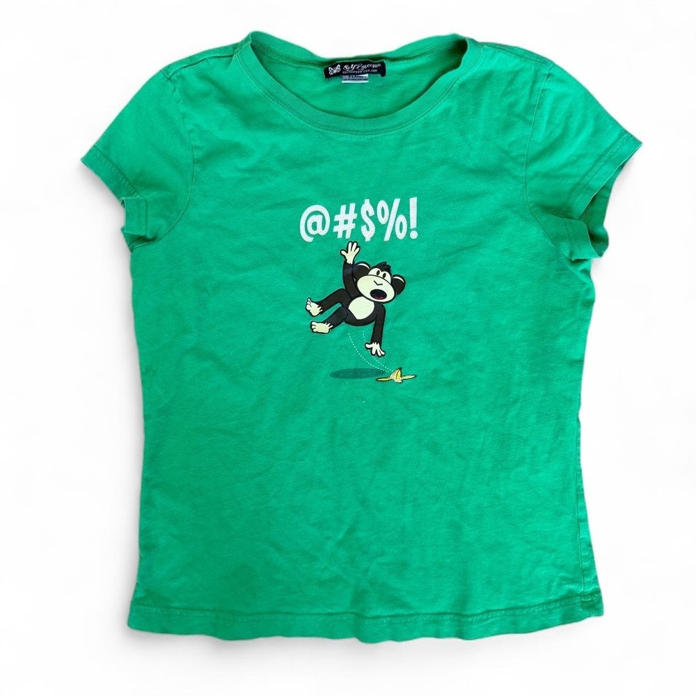 Y2K Self Esteem Funny Monkey Baby Tee